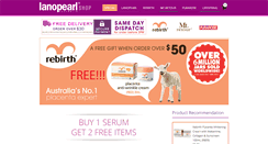 Desktop Screenshot of lanopearlshop.com.au